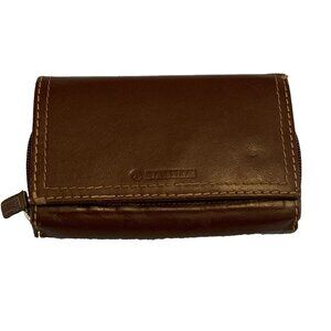 Renato Balestra  Brown Leather Clutch Wallet Bi Fold